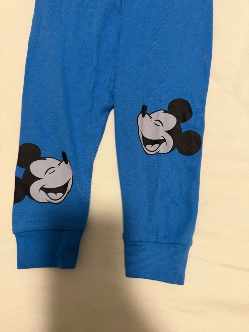 GAP Kids Blue Mickey Mouse Two-Piece Pajama Set 6 months